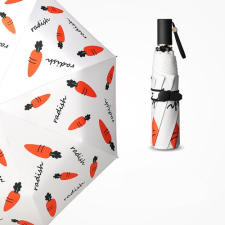 [타임앤러버]CARROTS 자외선차단 유틸리티 쉐이드 3단우산 5단우산 우양산 양우산 #4