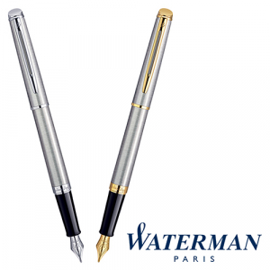 워터맨 헤미스피어스텐레스 스틸 만년필 / 23K 금도금