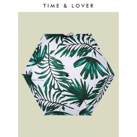 [타임앤러버]PALM LEAVES 자외선차단 유틸리티 쉐이드 3단우산 5단우산 우양산 양우산 #5