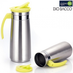 리빙아트 스텐 물병 1300ml (노랑)