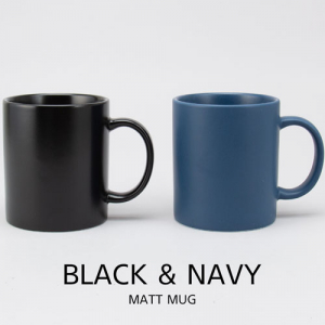 직선 올칼라 머그컵 무광 2색 (실크인쇄)