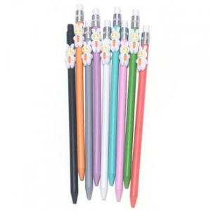 토끼 캐릭터 롱 노크펜 (인쇄가능)