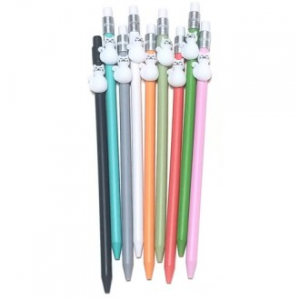 고양이 캐릭터 롱 노크펜