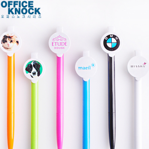 라운드 오피스 노크펜 1P 0.7mm