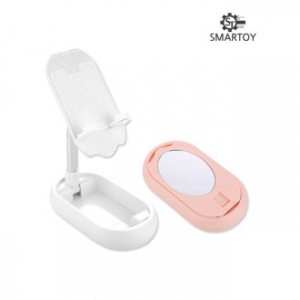 [스마토이] 접이식 미러 스마트폰 휴대폰 거치대 셀카봉