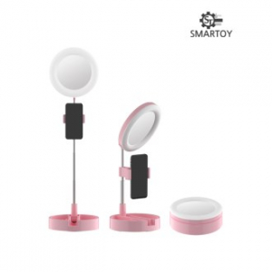 [스마토이] 개인 메이크업 방송 조명 장비 접이식 미러 링라이트