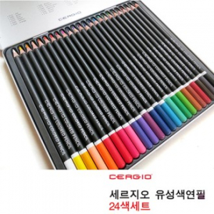 세르지오 유성 색연필 24색 세트
