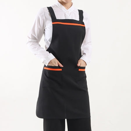 남자 여자 단체 행사 배색 띠 앞치마 #4