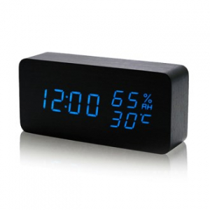 MP LED 우드 탁상시계AAH025