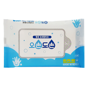 오손도손 무자극 휴대용 손세정 물티슈 10매
