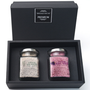 천일염 2P 럭셔리 소금선물 세트 소금답례품