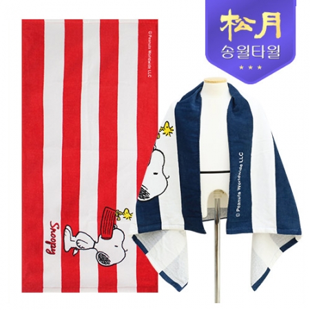 송월타올 스누피 모던라인50 비치타올 #2