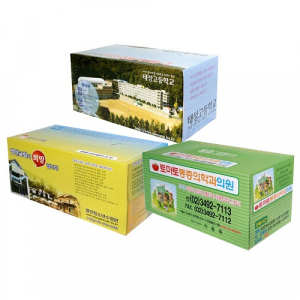 드림 고급 각티슈 200매 풀칼라 인쇄제작 // 국산정품