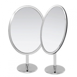 ST-413 실버 탁상 타원거울