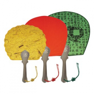 한지선 대형 기성 전통부채