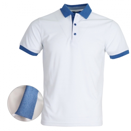 단체 행사용 멀티 연사 PK배색 반팔 남녀공용 성인 #4