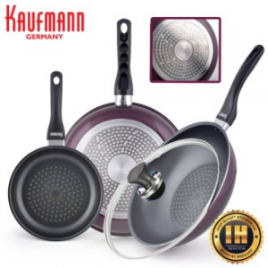 독일 카우프만 퍼플 인덕션 프라이팬 4P세트 G형