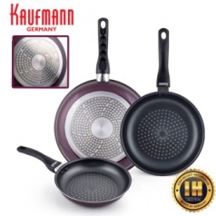 독일 카우프만 퍼플 인덕션 프라이팬 3P세트 B형