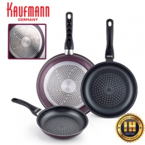 독일 카우프만 퍼플 인덕션 프라이팬 3P세트 B형