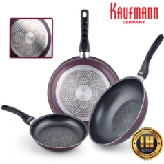 독일 카우프만 퍼플 인덕션 프라이팬 3P세트 A형