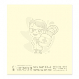 점착메모지 일반형 7076 // 먹인쇄