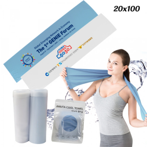 아누타 쿨 스포츠 타올, 스포츠타올 20x100 // 국내산