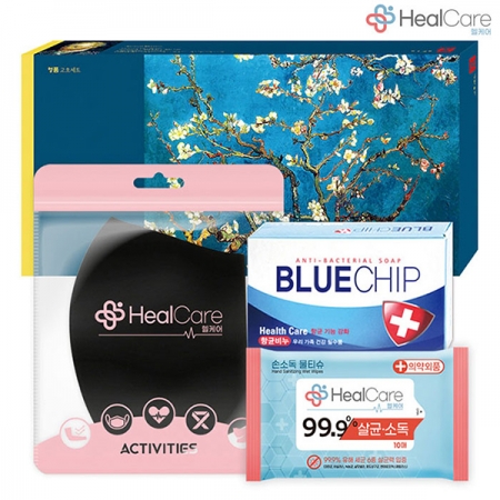 [헬케어 위생키트 10호] 패션마스크1p+손소독티슈1p+비누1p #2