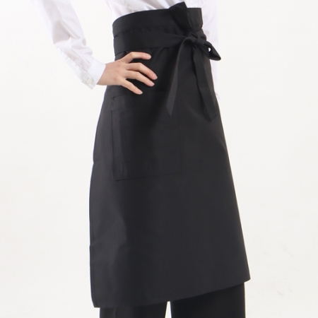 남자 여자 면 혼방 솔리드 주방 허리 앞치마 #3