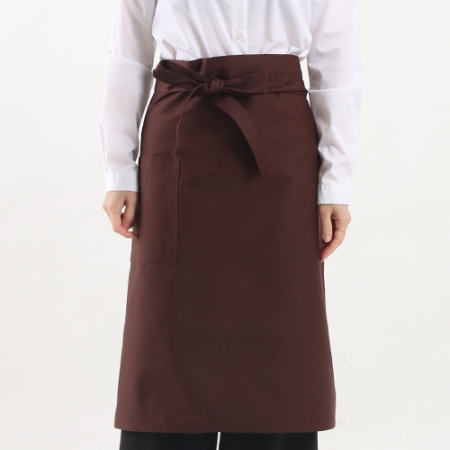 남자 여자 면 혼방 솔리드 주방 허리 앞치마 #5