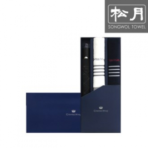 송월 CM 2단 다이아라인 우산 1P+포라인 타올 2P