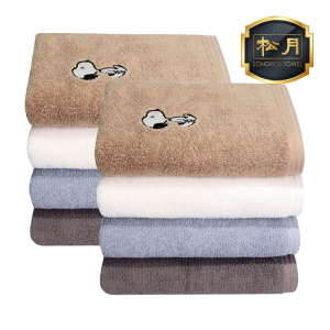 [송월타올] 수건 스누피 리버40 세면타올 - 베이직