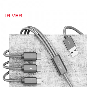 아이리버 3IN1 메탈 케이블 58C (5핀케이블+8핀케이블+C타입케이블)