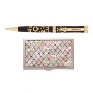 한글 볼펜 한글 세상 자개 명함케이스 기념품