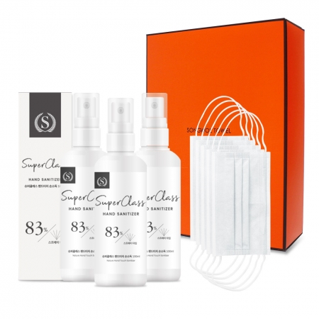위생키트 생활안심세트-VM002 (손소독제100ml 3p + 마스크5p) #2