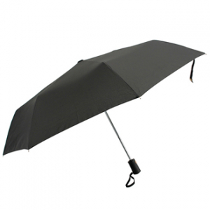 3단 55 x 8 완전 자동 동 폰지 무지 검정 우산