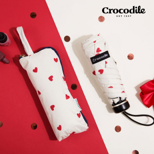 크로커다일 5단 하트 파우치 암막 우양산