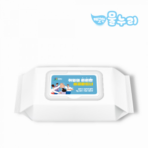 100매 백색 물티슈