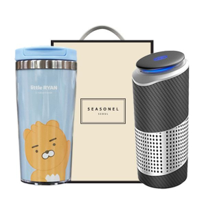 시즈넬 선물 세트 카카오 그래픽 텀블러 + 공기 청정기