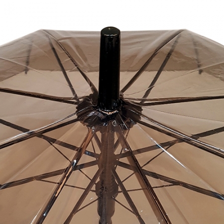 포에 6자동 FRP 투명 검정 비닐 장우산 #6