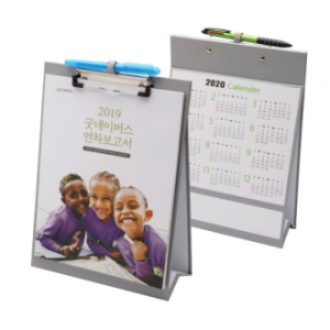 A4 스탠드 클립 보드 볼펜 꽂이형