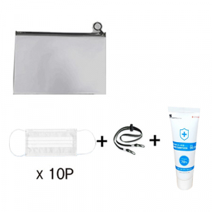 민세트3/위생용품 민세트3/[일회용마스크+마스크스트랩+손소독제]