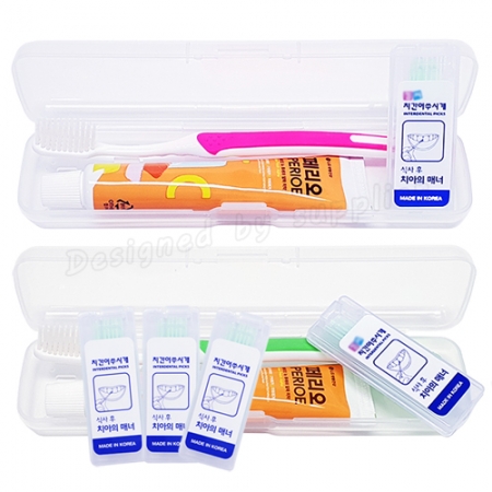 107미세모+페리오+국산치간 / 칫솔 치약 / 여행용세트 / 구강 / 세면도구 #3