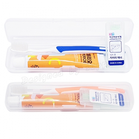 107미세모+페리오+국산치간 / 칫솔 치약 / 여행용세트 / 구강 / 세면도구 #4
