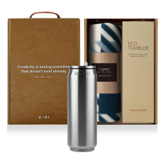 레스쁘리 고급 텀블러 세트 NN (무릎담요 + 캔 텀블러 500ml)