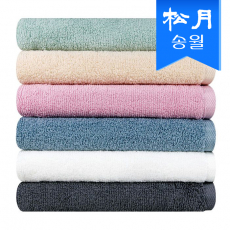 [송월타올] 라이트 무지 세면 타올 s