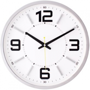 포드 크롬 무소음 벽시계 JS-3509