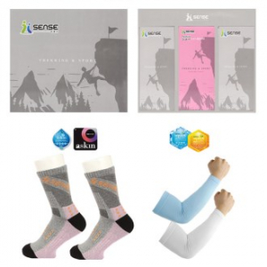 인센스 효성 아스킨 등산 양말 (장목) 여자 2족, 아쿠아 엑스 쿨토시