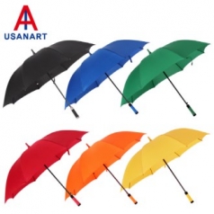 우산 아트 70 폰지 컬러 자동 장우산