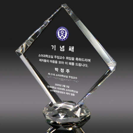 취임 선물 재직기념패 송공패 크리스탈상패 art351 #3