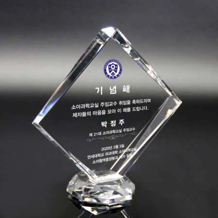 취임 선물 재직기념패 송공패 크리스탈상패 art351 #5